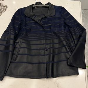 En- Soi 100% Leather & Blue Suede